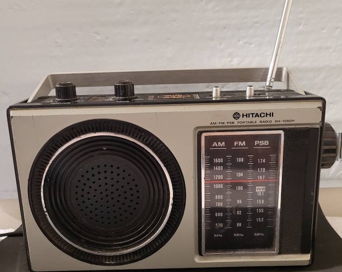 Vintage Hitachi Radio Model KH-1080H Am/fm/psb Radio T8 - Etsy