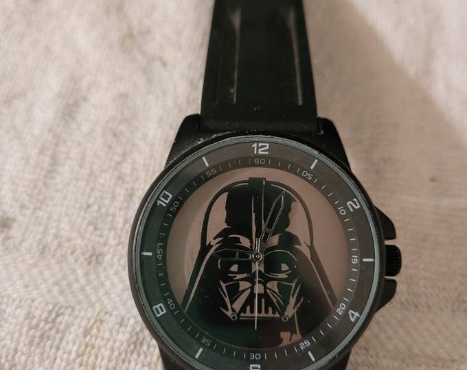 Star Wars Darth Vader Lucasfilm Ltd Accutime Dar1011 Mens Rubber Band