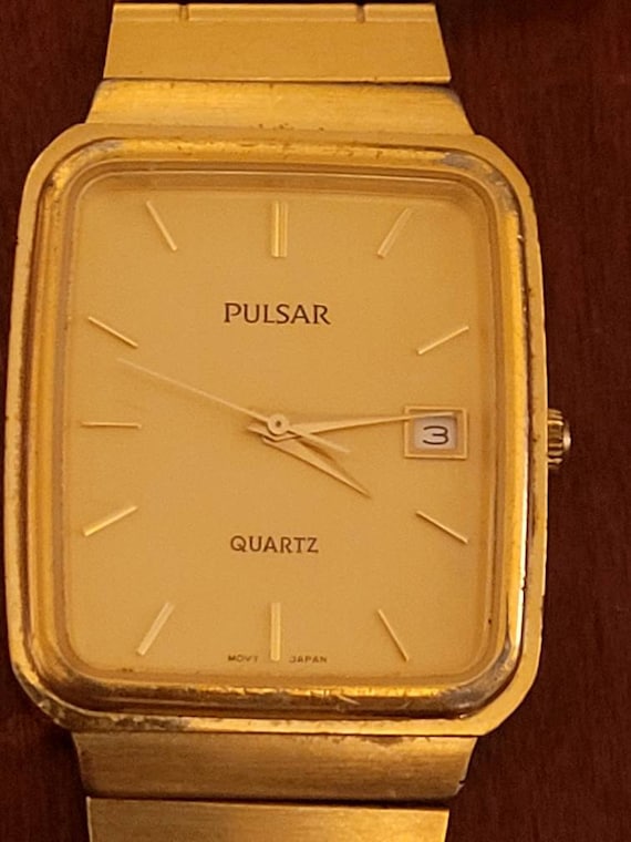 Montre Homme Pulsar Classic PJ6119X1 - Boîtier Acier 39mm, Cadran Noir, Bracelet Cuir - Neuve Avec Boîte