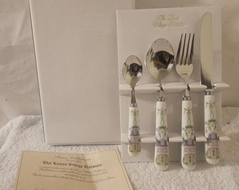 RARE Lenox Spice Village flatware /Silverware Set. New in box t30