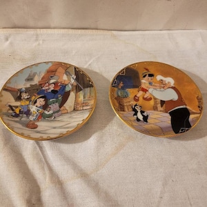 Bradford Exchange The Disney Masterpiece MiniPlate Collection Pinocchio t13