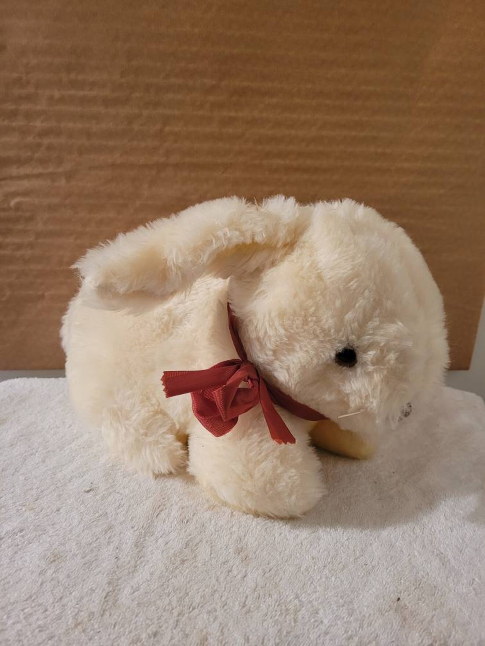 Vintage Atlanta Novelty White Bunny Rabbit Plush Stuffed Etsy