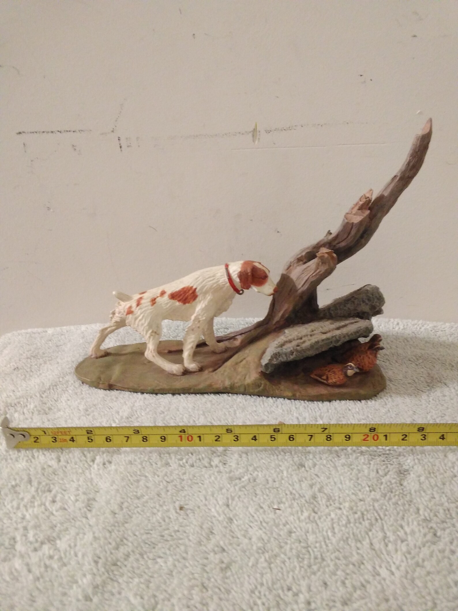 Danbury Mint Stan Bentall Figurine Hunting Dog With Quail Etsy