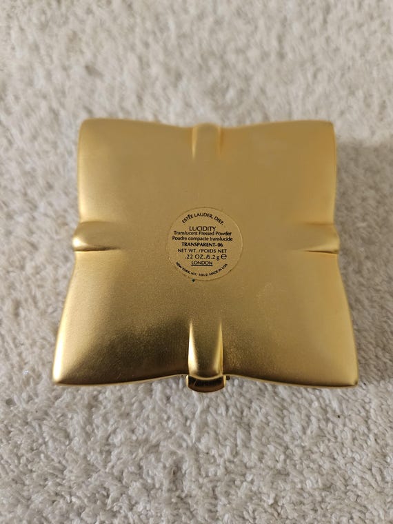 Estee Lauder Solid Perfume Powder Compact "Precio… - image 3