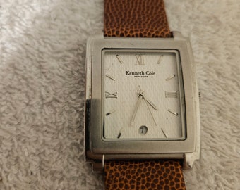 Kenneth Cole New York KC5103 Genuine Leather Quartz Analog Ladies Watch