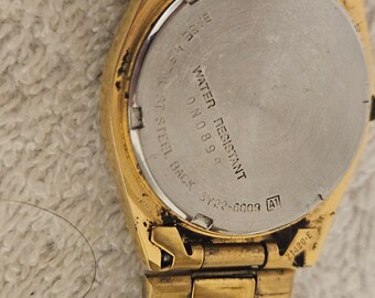 やせい Seiko SQ Quartz 5Y22-6009 Vintage Rare Wrist Watch Japan