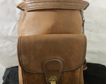 RARE! Coach Backpack Vintage Red Leather Soho Daypack - Etsy