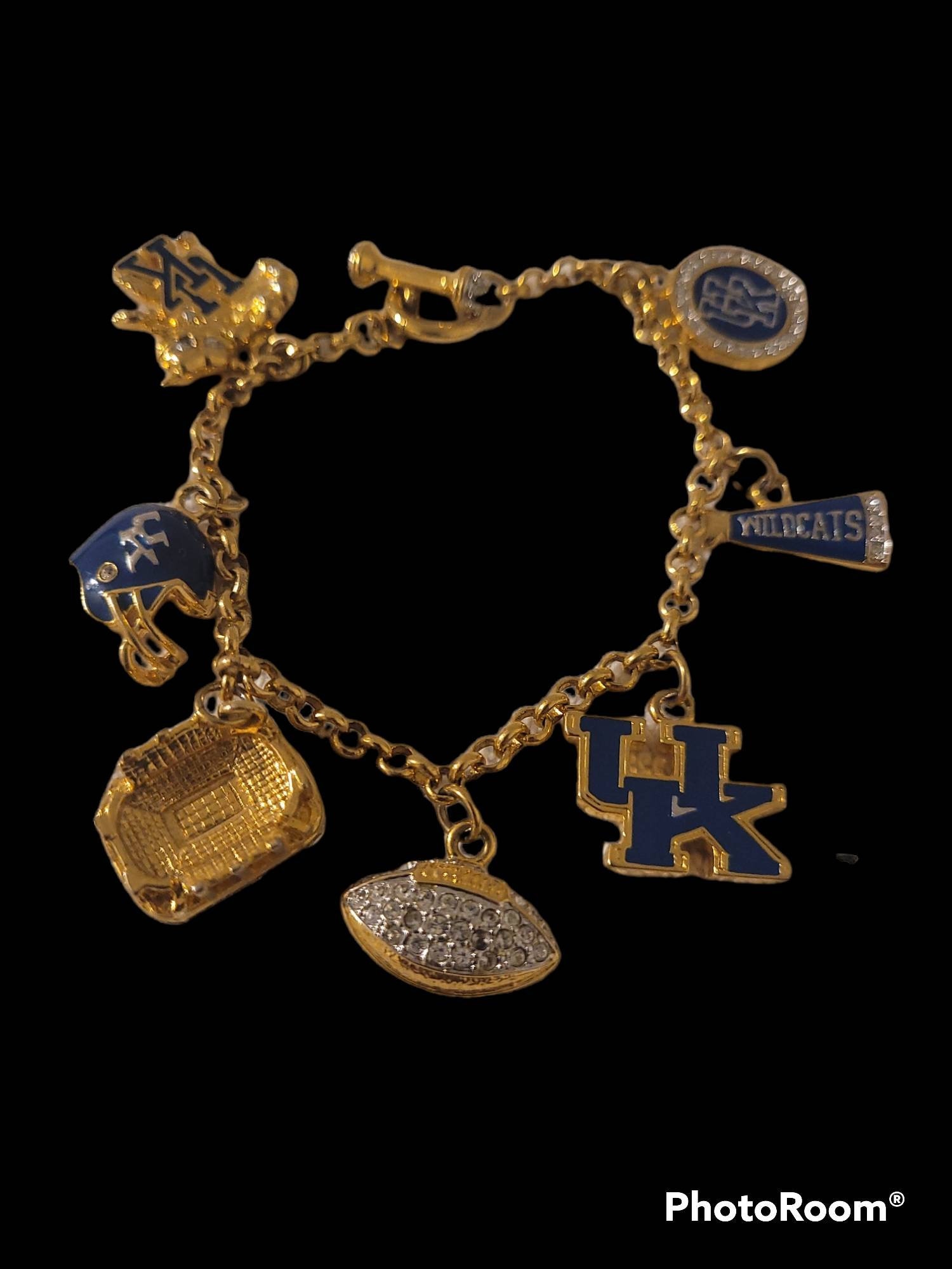 Louisville Cardinals Charm Bracelet - Gold