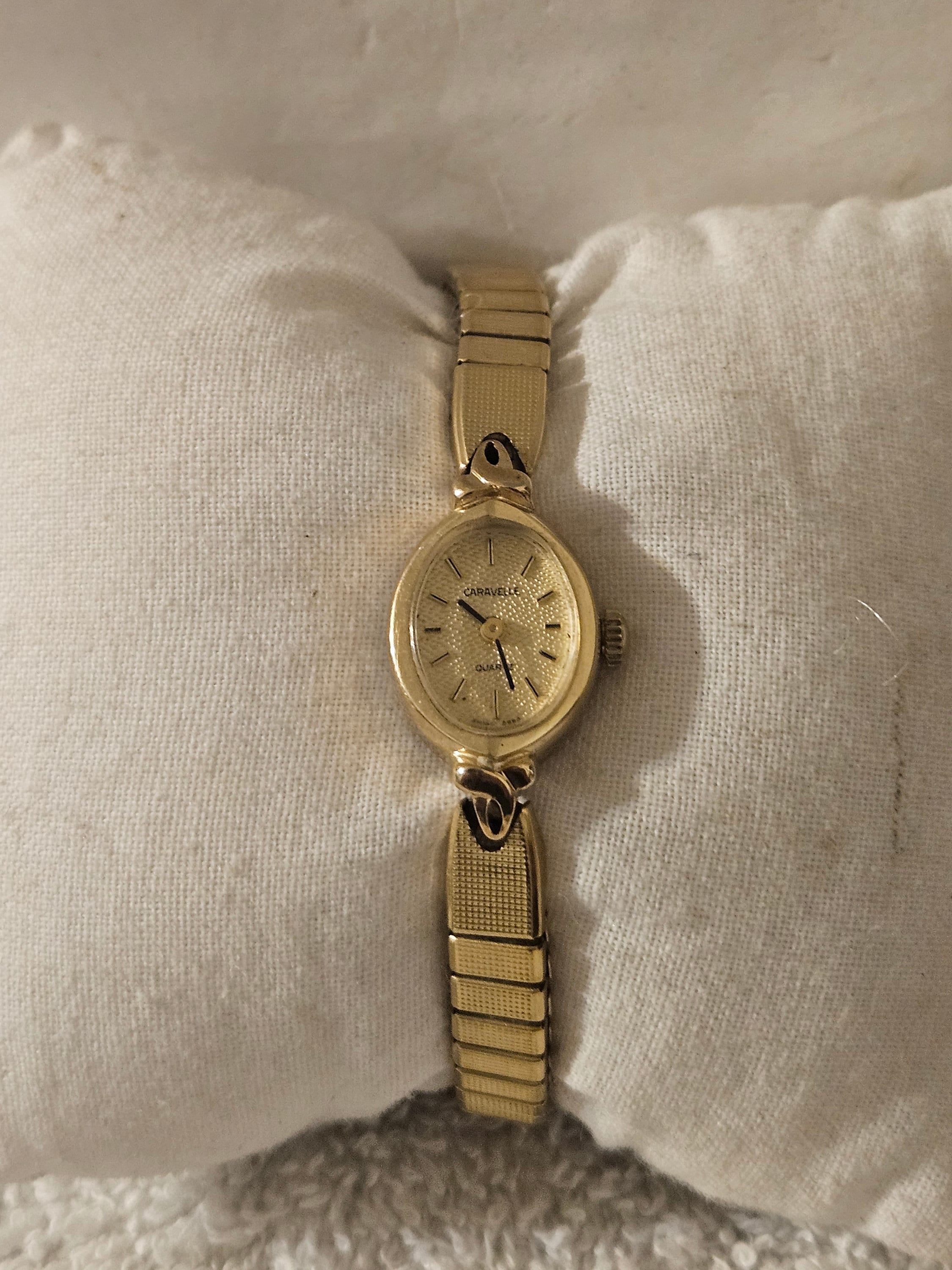Vintage Caravelle by Bulova P1 Womens Watch Golden Case and  display picture 3