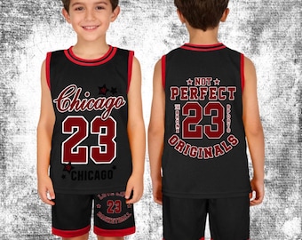 Personalisierte Kinder Ärmellos Basketball Jersey Set, benutzerdefinierte Geschenke Outfit Set Sport Jerseys und Shorts