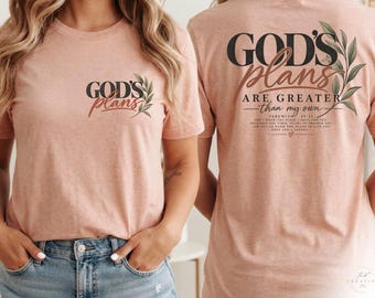 Gods Plans PNG, Jeremiah 29 11 Christian Shirt Design, Faith Bible Verse Sublimation Graphic