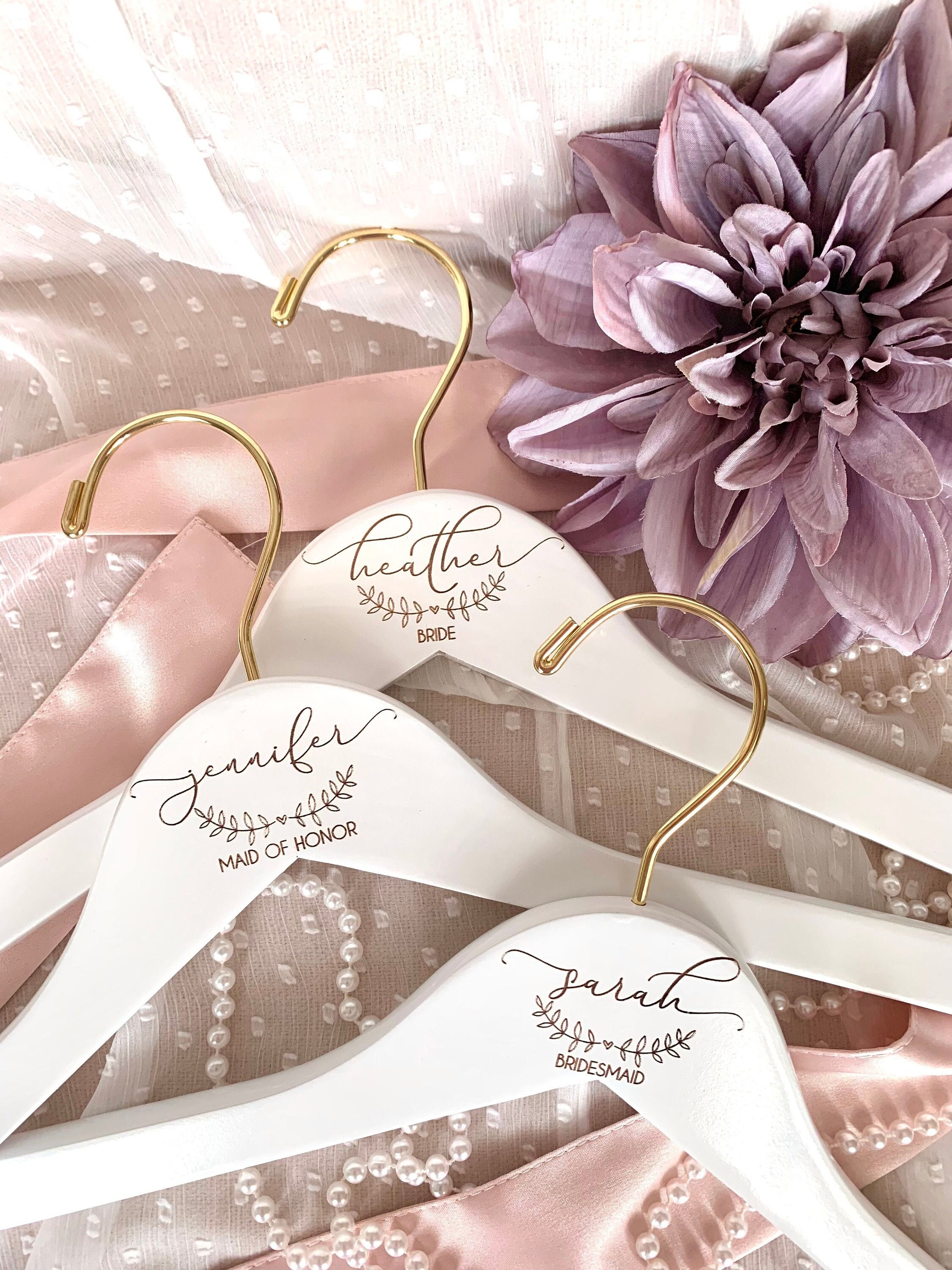 Bridesmaid Hangers, Bridal Party Hangers, Bridesmaid Gift