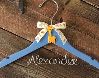 Baby Hanger / Children's Personalized Hanger / Kids Hanger / Boy Hanger / Baby Shower Gift- DESIGN YOUR OWN