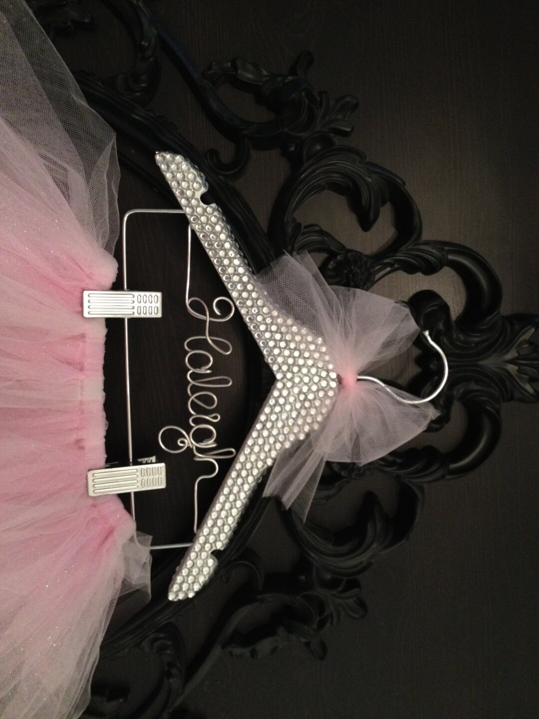 Tutu, Childrens Tutu Hanger, Personalized Hanger, Kids Hanger, BLING Hanger, Rhinestone Hanger