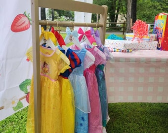 princess dress up rail Princess Dress up Station Hangers, Disney Princess Hangers for Children, Princess  Dress up Storage, Children's Costume Hanger, Dress up Rail