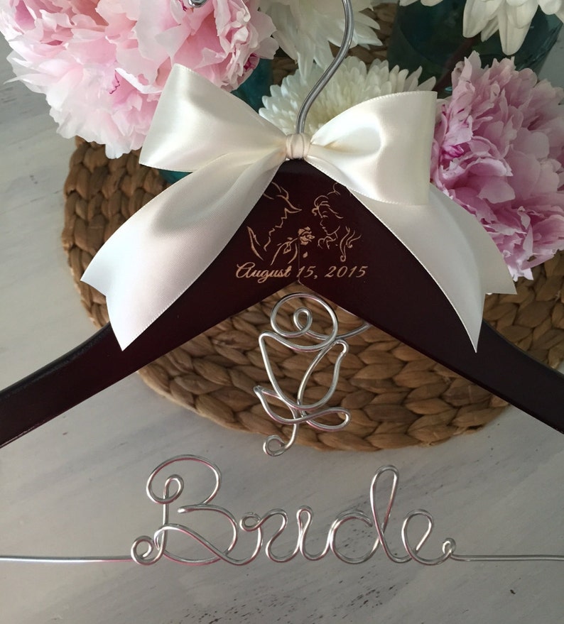 Wedding Hanger, Princess Bride Hanger, Personalized Hanger, Bridal Hanger, Princess Themed Wedding, Princess Hanger, Mrs. Hanger, Bride Gift