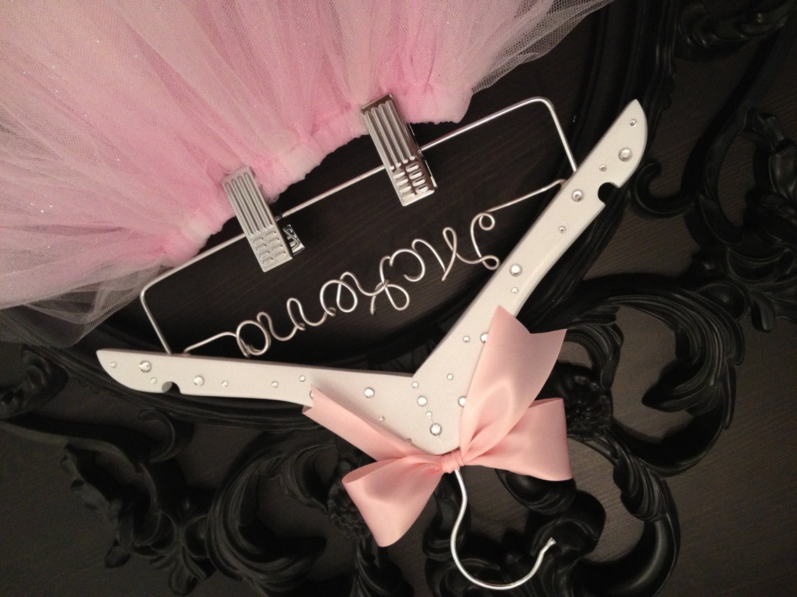 Tutu Tutu Hanger Childrens Hanger Flower Girl Gift Baby | Etsy