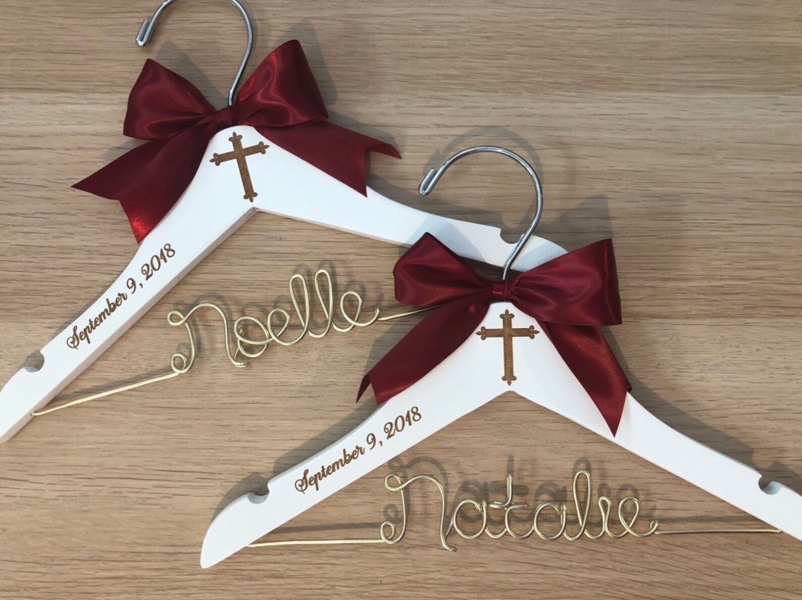 Boy Christening Gift Christening Hanger Baptism Hanger Etsy