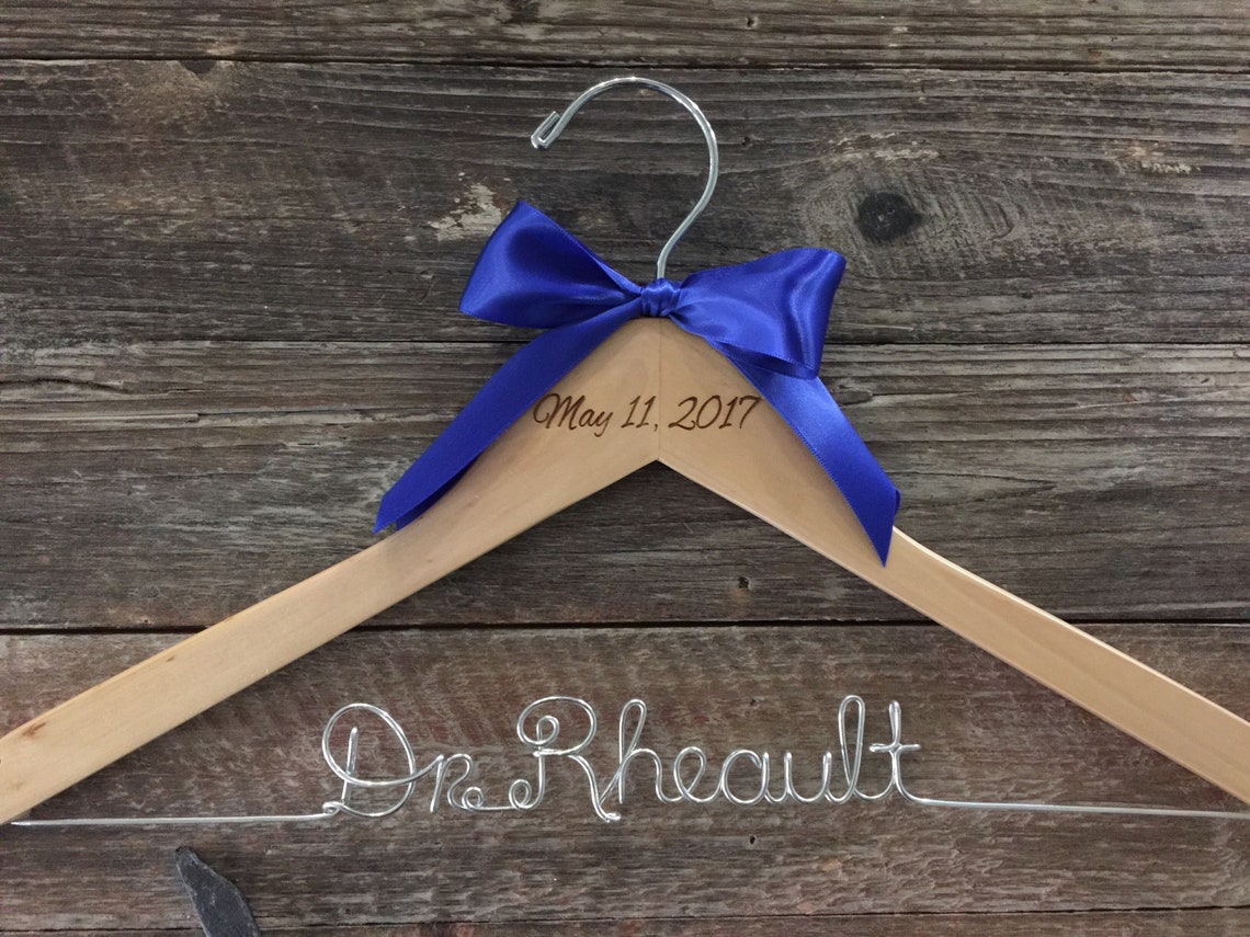 Doctor Hanger Doctor Graduation Gift Lab Coat Hanger Phd Etsy