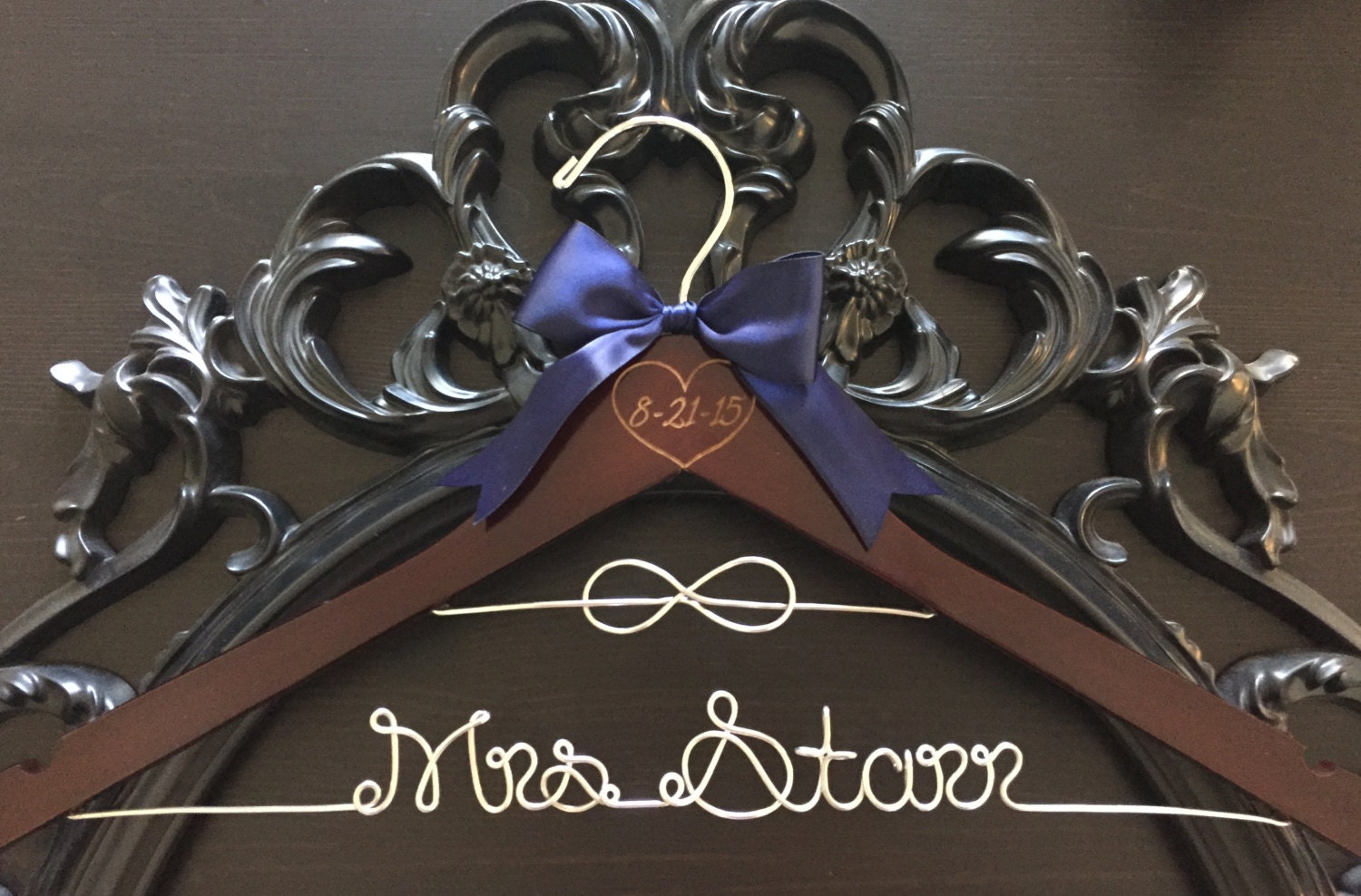 INFINITY Knot Wedding Hanger Bridal Hanger Bride Hanger Etsy