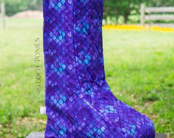 Custom Boot Bag - Purple Dragon Scales