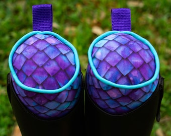 Custom Boot Trees - Purple Dragon Scales