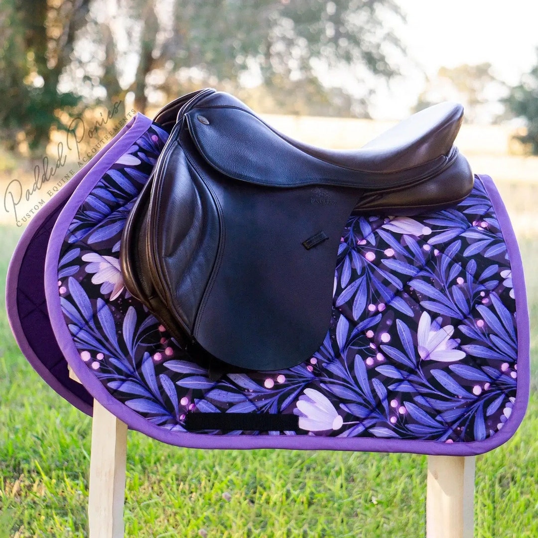 Tapis de selle Velvet Violet Clair - Matériel équestre | Equipements d'équitation | Equipement