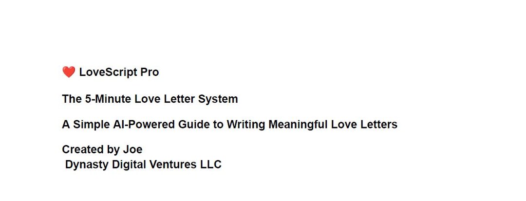 Valentine's Day Love Letter Generator AI | Romantic Message Template ...