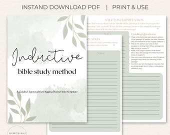 Szablon metody indukcyjnego studiowania Biblii (do druku w formacie PDF)