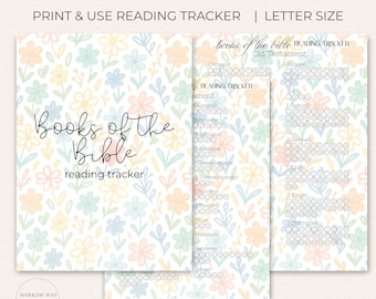 Bücher der Bibellese-Tracker, Minimalist-Kapitel-Checkliste (Digitaler Download)