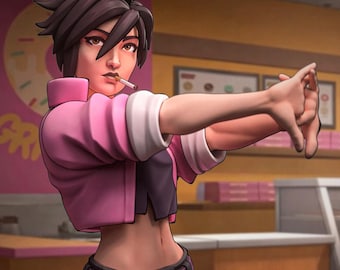 Invisigal Figurine 1/10 and 1/6 Scale Dispatch Hand Painted Model / DIY Kit 12 pcs