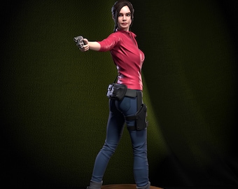 Claire Redfield-figuurtje schaal 1/10 en 1/6 Resident Evil handgeschilderd model / doe-het-zelfpakket 6 stuks