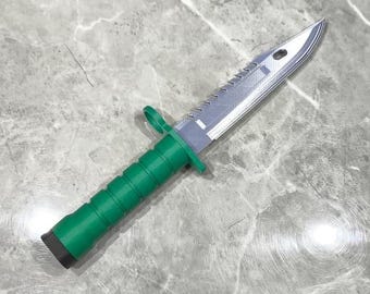 Leon Kennedy Knife Resident Evil Hand Painted Cosplay Replica / DIY Kit 5 pcs