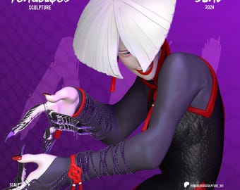 The FANG Assassin Figurine 1/10 and 1/6 Scale Hand Painted Model / DIY Kit 13 pcs