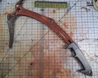 Ice Axe Climbing Tool Tomb Raider Hand Painted Cosplay Replica / DIY Kit 12 pcs