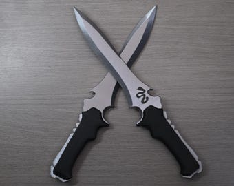 Jack Krauser Primal Knife Resident Evil Hand Painted Cosplay Replica / DIY Kit 3 pcs