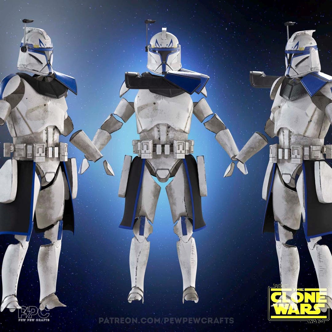 Captain Rex Phase 1 Helmet and Armor Star Wars: the Clone Wars Hand ...