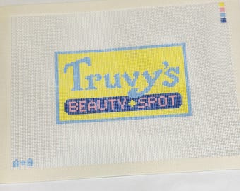 Truvy's Beauty Spot Steel Magnolias 18 Mesh Hand Painted Needlepoint Canvas