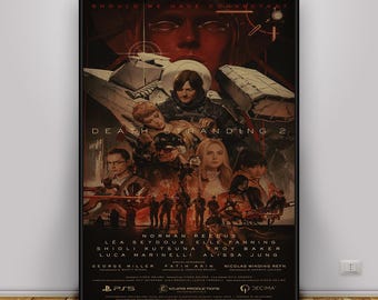 Death Stranding poster, Sam Porter Bridges kunst aan de muur, Death Stranding game karakter print, Death Stranding fanart decor, cadeau poster
