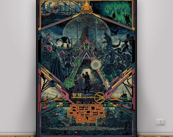 Ready Player One-poster, kunst aan de muur Steven Spielberg, decor scifi-avonturenfilm, print VR-gamefilm, cadeauposter