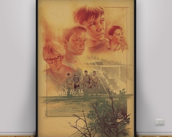 Stand-by-me-poster, filmdecor Rob Reiner, klassieke film uit de jaren 80, cadeauposter