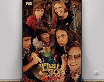 That '70s Show-poster, Eric Forman en Donna Pinciotti muurkunst, tv-serie print, cadeauposter