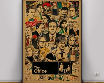 The Office Poster, Michael Scott and Dwight Schrute Wall Art, TV Series Print, Gift Poster