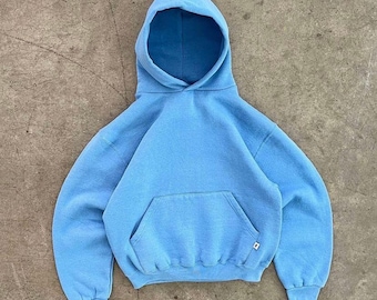 Sky Blue Oversized Pullover Hoodie