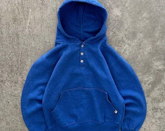 Vintage Faded Unisex Pullover Oversized Hoodie – Heavyweight Streetwear Sweatshirt