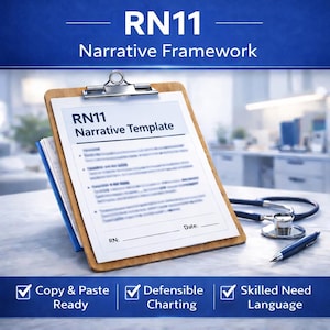 RN11 de documentation narrative sur la santé à domicile | Cadre de gestion des dossiers pour les infirmières qualifiées défendables