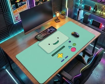 Adventure Time BMO Gaming Desk Mat | Available in Multiple Sizes
