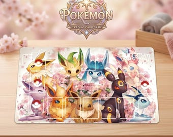 Pokemon Playmat | PTCG Card Game Mat | 24x14" inches