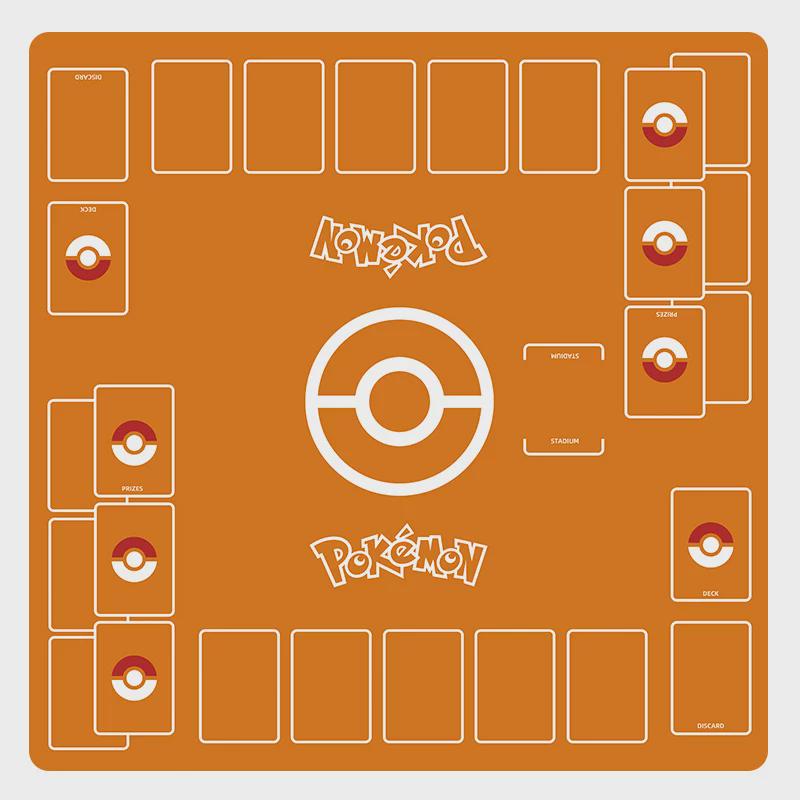 pokemon trading card game mat printable PTCG Mewtwo Charizard Mew Jirachi Battle Playmat Dedicated Card Play Against New Table Mat 60X35CM This compact 28 x 18 (711mm x 457mm) battle mat features a clear two player layout with dedicated areas for all key cards Biouai Playmat for Trading Card