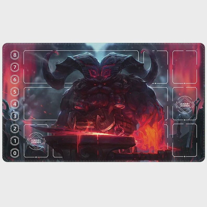 Ornn Arcana Riftbound LOL Playmat - League of Legends Inspired Trading ...